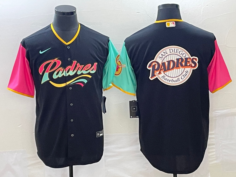 Men's San Diego Padres Black City Connect Jersey